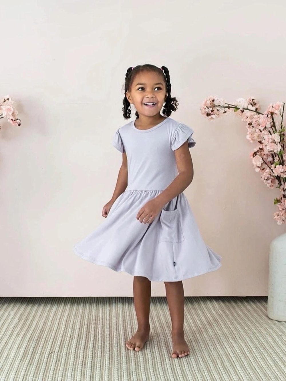 Kyte Baby - Pocket Dress in Wisteria